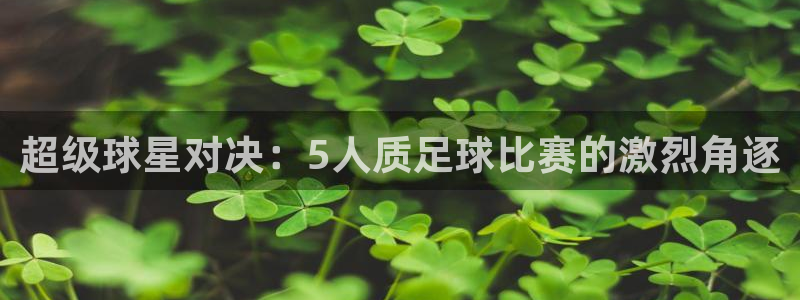  超级球星对决：5人质足球比赛的激烈角逐