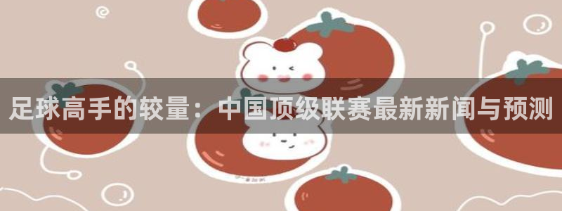 足球高手的较量：中国顶级联赛最新新闻