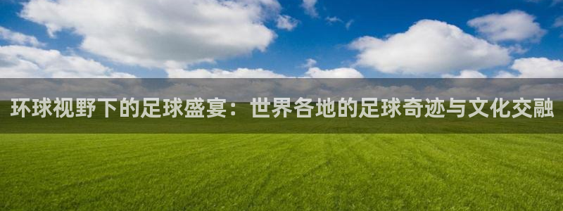 环球视野下的足球盛宴：世界各地的足球奇迹与文化交融
